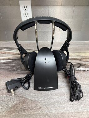 Sennheiser Black Wireless Over-Ear Headphones with Charging Stand
